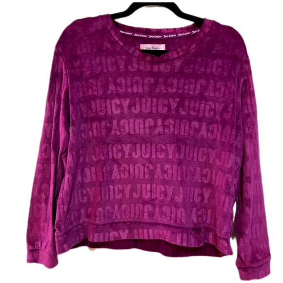 Juicy Couture Tops - NWOT / Juicy Graphic Sweatshirt / size Medium / Trendy Juicy Couture Top